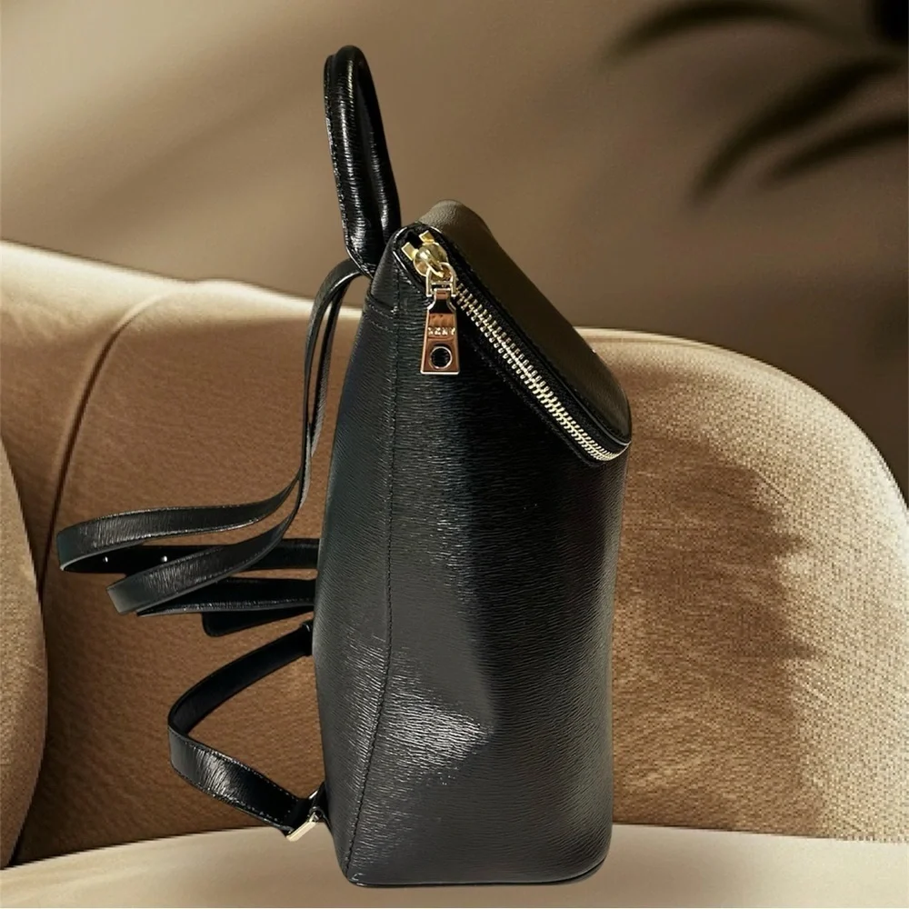 DKNY Black BRYANT Backpack. NEW - Picture 8 of 12